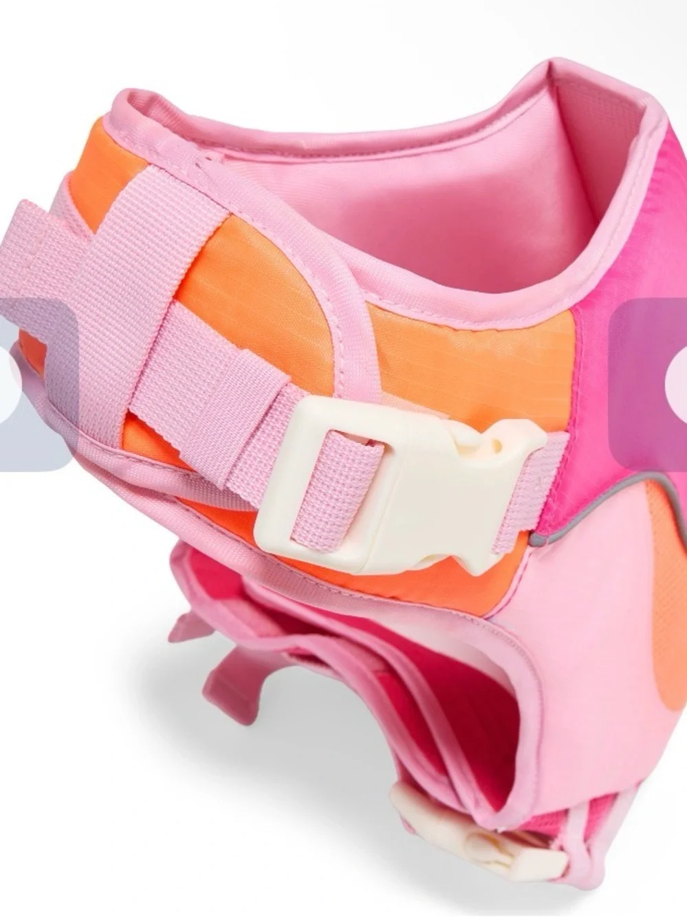 Youly Pink Mermaid Dog Life Jacket with Handle